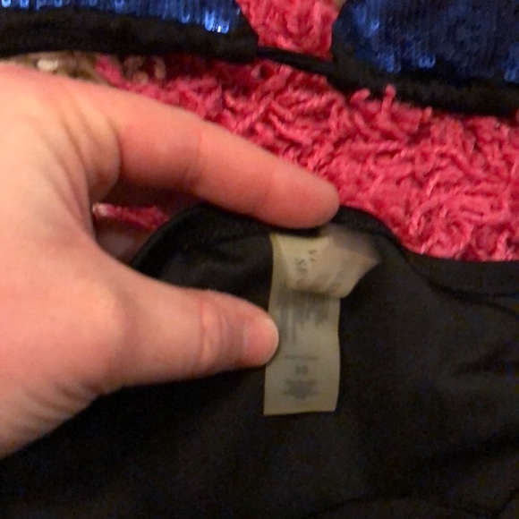 Victoria’s Secret Black sequin string bikini XS - Picture 4 of 7